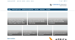 Desktop Screenshot of corpfinafrica.com